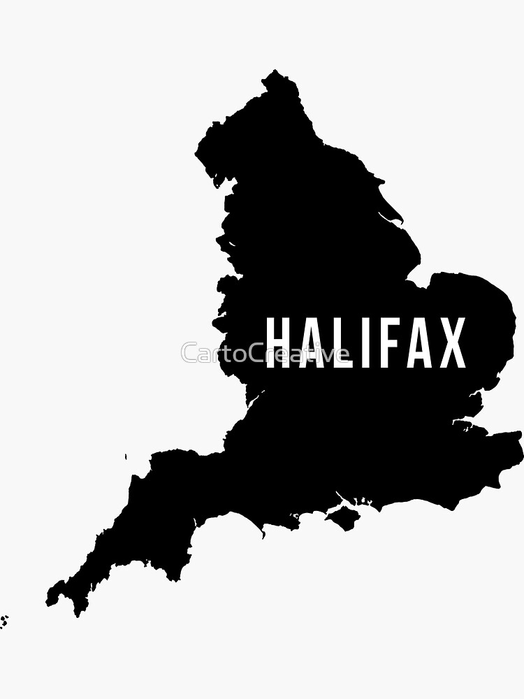 Halifax West Yorkshire Map