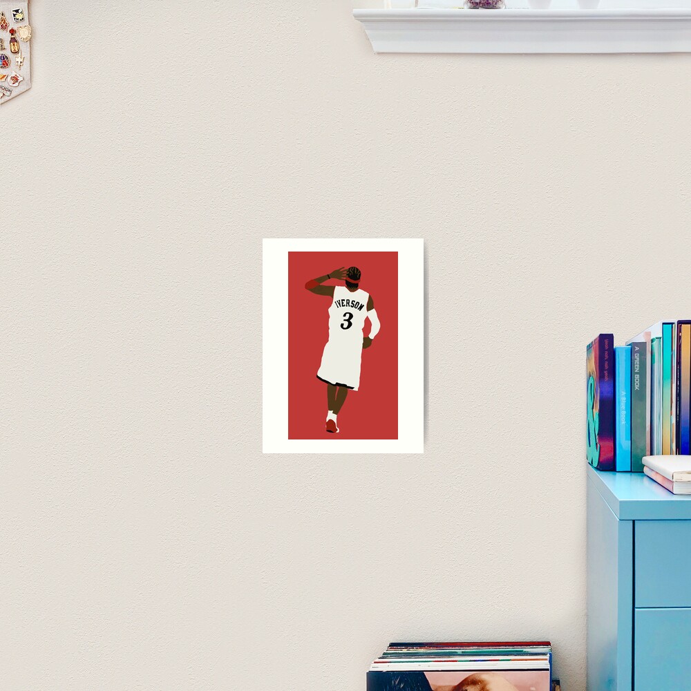 Allen Iverson Hand To Ear | Art Board Print