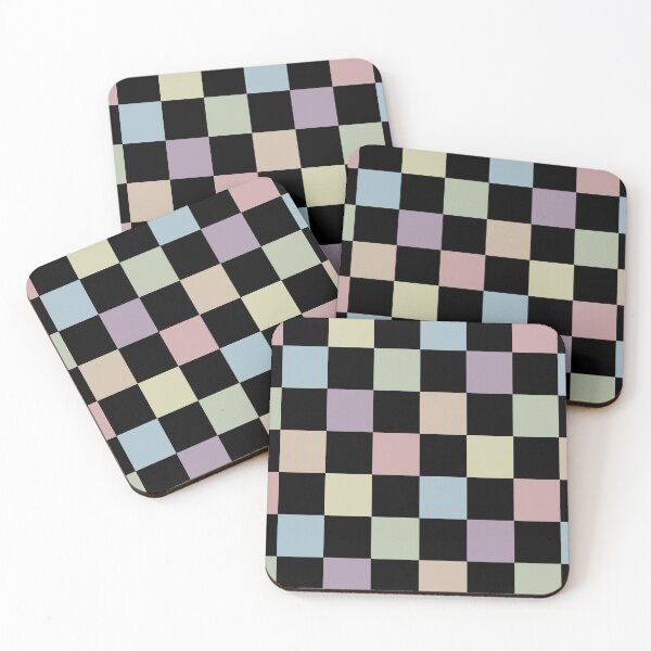 Item preview, Pastel Rainbow Checkers designed and sold by BeJolley.