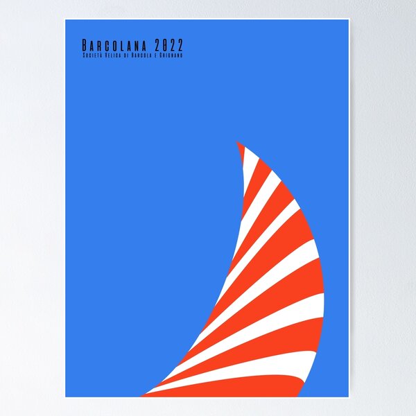 Item preview, Sailboat Poster • Barcolana Regatta designed and sold by ToyoYukimura.