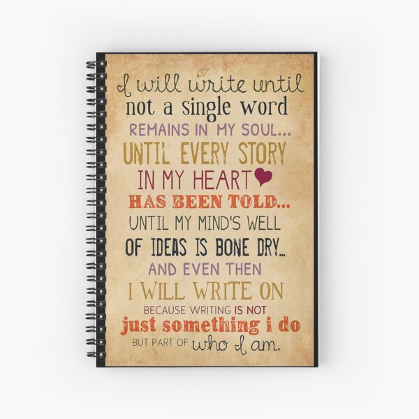 Item preview, Writer I Will Write On designed and sold by AquaticUpfor14.