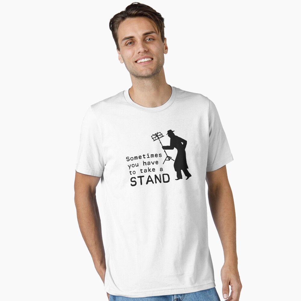 Vista previa del artículo con la obra «Camiseta esencial», diseñado y vendido por TheShirtYurt.