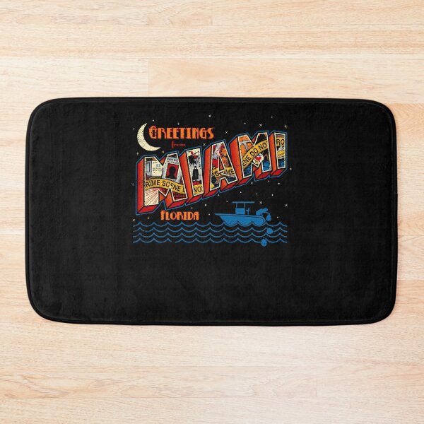 Item preview, Greetings From Miami Vintage Retro designed and sold by ButtsPool.