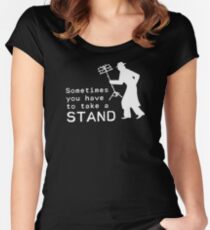 Take a Stand Women's Fitted Scoop T-Shirt