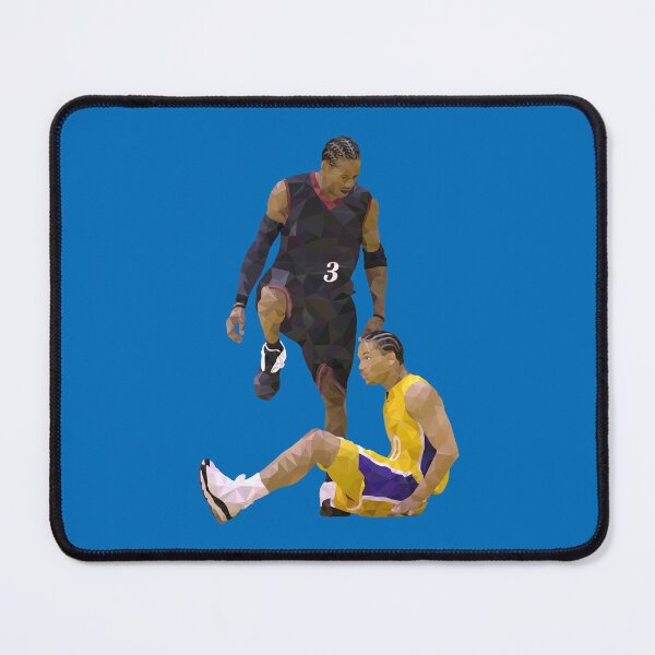 Item preview, Allen Iverson Steps Over Tyronn Lue Low Poly designed and sold by RatTrapTees.