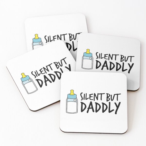 Item preview, Silent But Daddly Funny Milk Black designed and sold by BufFord71.