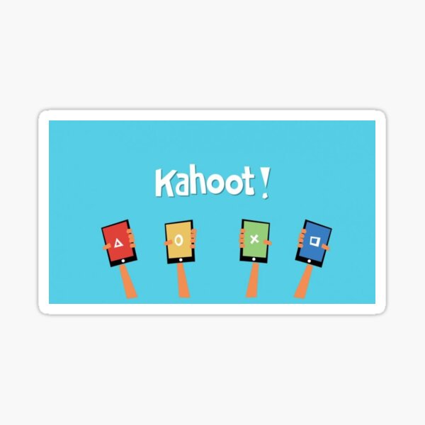 Kahoot Sticker By Rincones Redbubble