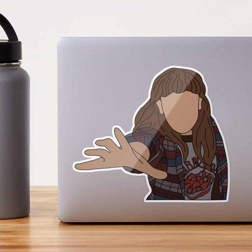 STRANGER THINGS: SEASONS 2, ELEVEN JANE HOPPER MILLIE BOBBY BROWN ICONS  ILLUSTRATION NETFL1X AESTHETIC HYDRO FLASK STICKER Sticker for Sale by  miebyjamie