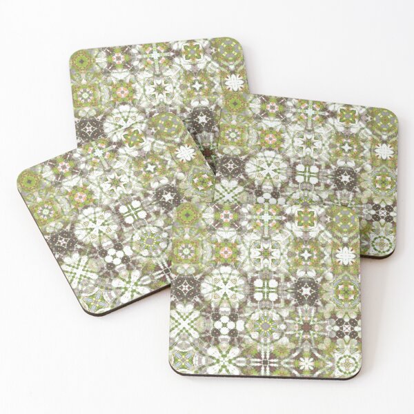 Item preview,  White Crosses, stars and flowers in a French courtyard abstract designed and sold by Coexist In Tee's .