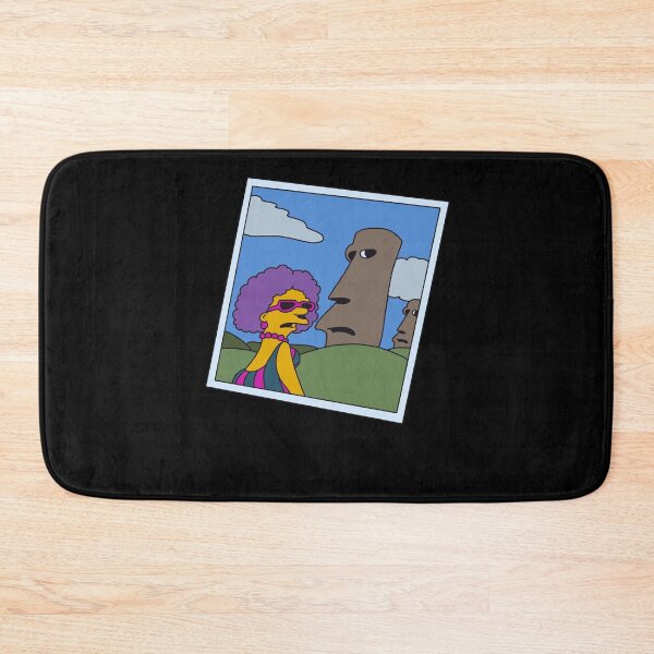 Item preview, Retro Simpsons Selma Easter Island Humor Parody Available Size designed and sold by GarrickHartmann.