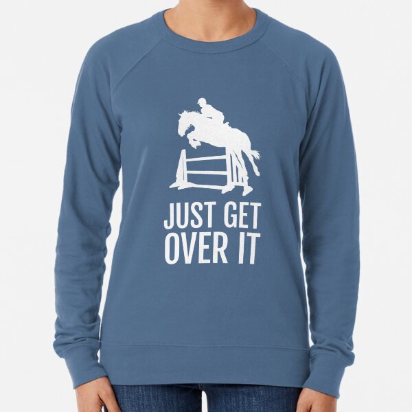 Item preview, Equestrian Horse Show Jump - Just Get Over It! designed and sold by EstelleStar.