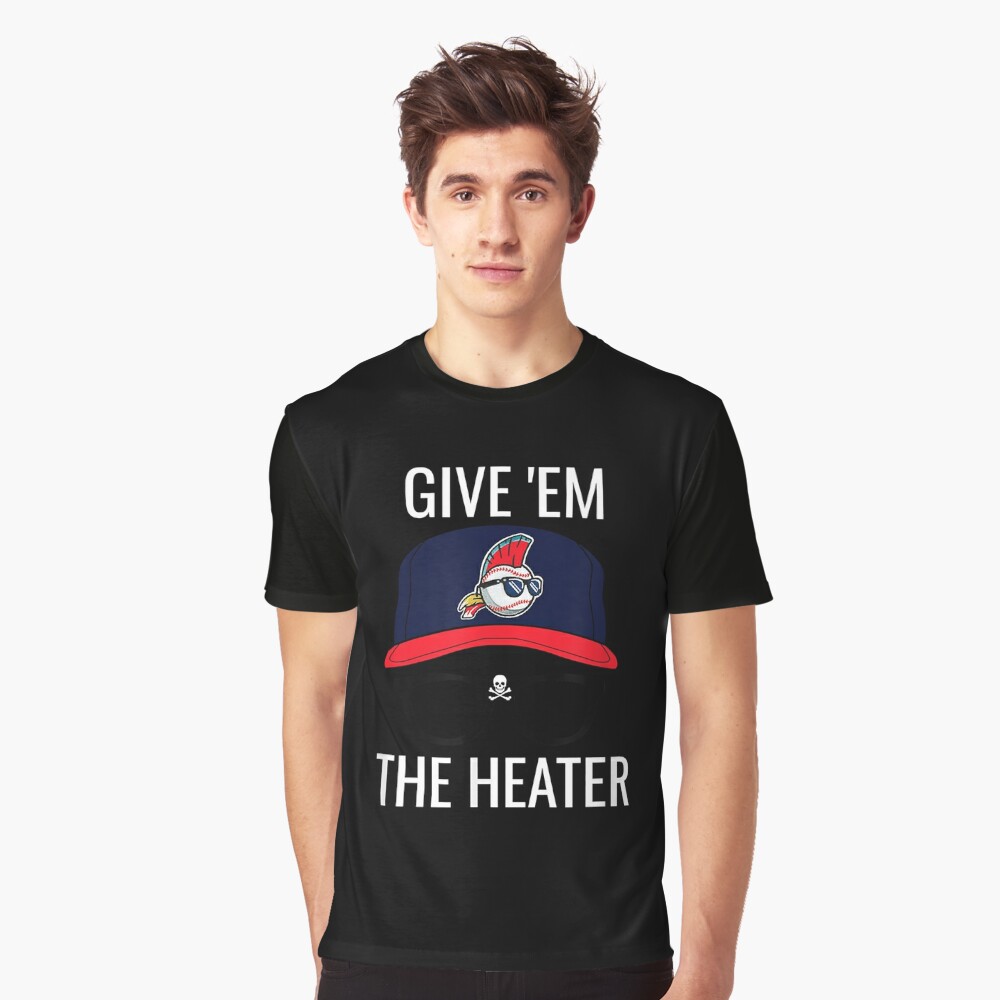 Give Em The Heater - Cleveland Baseball' Men's T-Shirt