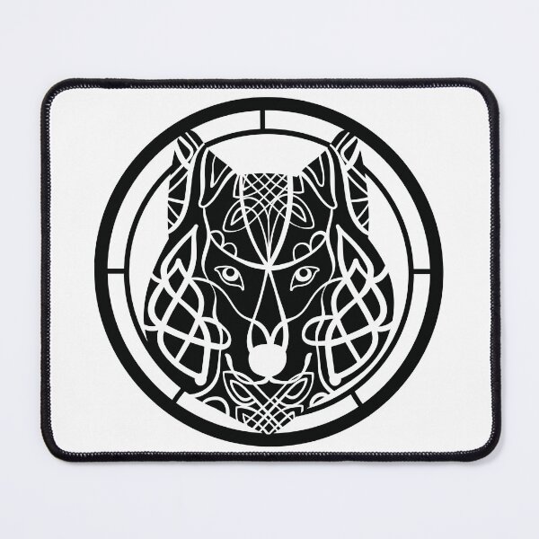 Item preview, Fenrir Wolf | Norse Mythology | Nordic Art | Gothic | Viking Design designed and sold by Ravenvine.