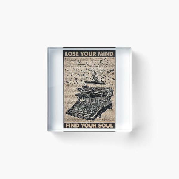 Item preview, Writer Lose Your Mind Find Your Soul designed and sold by AquaticUpfor14.