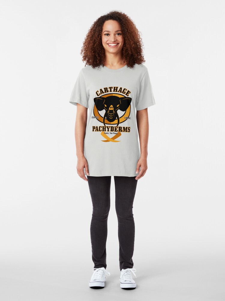 Alternate view of Carthage Pachyderms Slim Fit T-Shirt