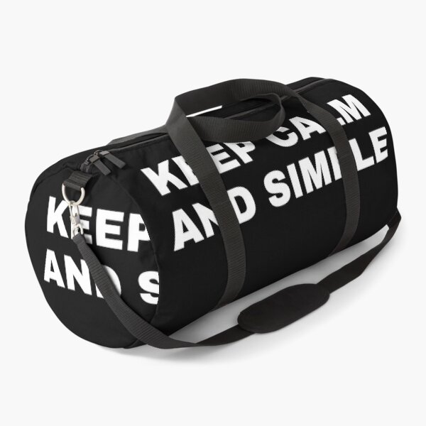 Item preview, Keep calm and simple designed and sold by Dude 4U.