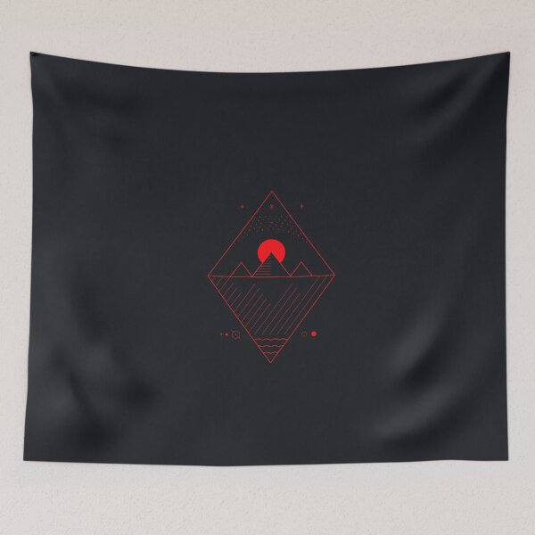Item preview, Dark Minimal Mountains designed and sold by Aicon.