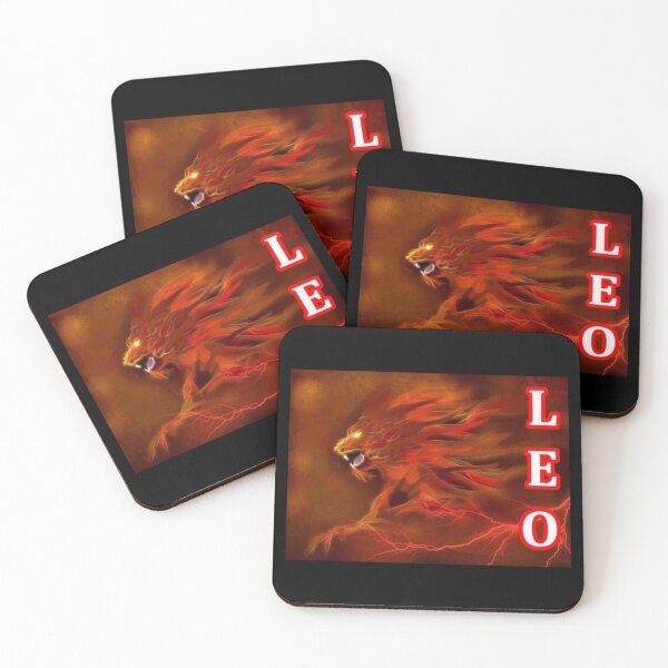 Item preview, FLAMING LEO LION | ASTROLOGICAL DESIGN (Version 2) designed and sold by BrandoCafe.