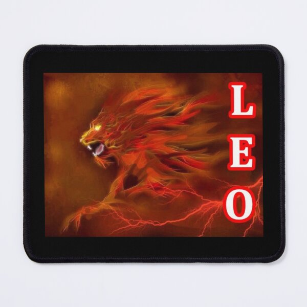 Item preview, FLAMING LEO LION | ASTROLOGICAL DESIGN (Version 2) designed and sold by BrandoCafe.