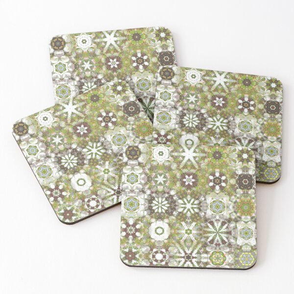 Item preview,   White Crosses, stars and flowers in a French courtyard abstract designed and sold by Coexist In Tee's .