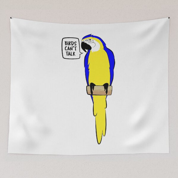 Item preview, Parrot - Birds Cant Talk designed and sold by LudlumDesign.