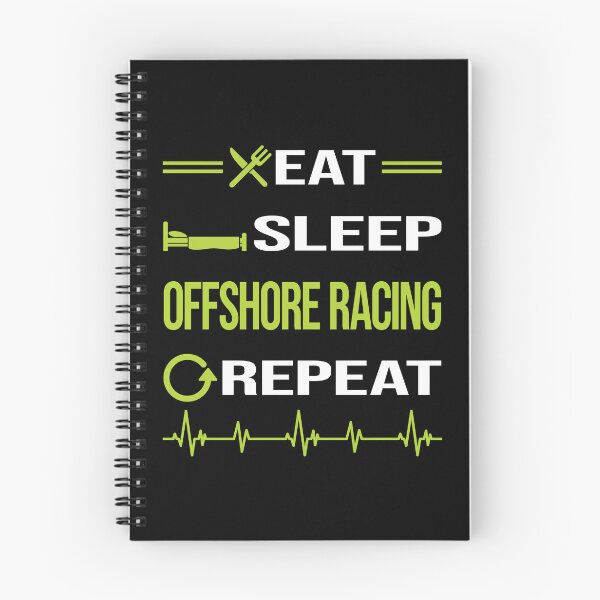 Item preview, Funny Eat Sleep Repeat Offshore Racing designed and sold by HappyTshirt1239.