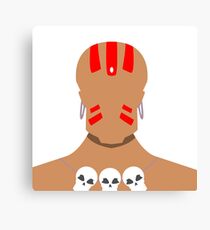 Dhalsim Vector Canvas Print