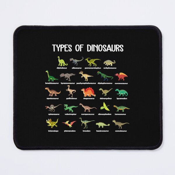 Item preview, Type Of Dinosaurs Diplodocus Allosaurus Ankylosaurus designed and sold by HugheDemeyer.