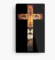 Christian Cross Metal Print
