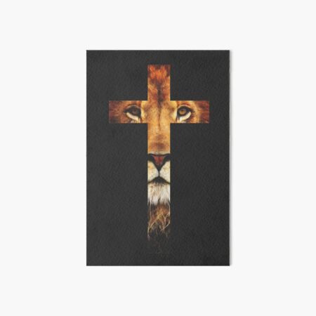 Christian Cross Art Board Print