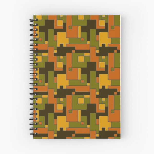 Item preview, modernist pattern camouflage tones designed and sold by orvalrochefort.