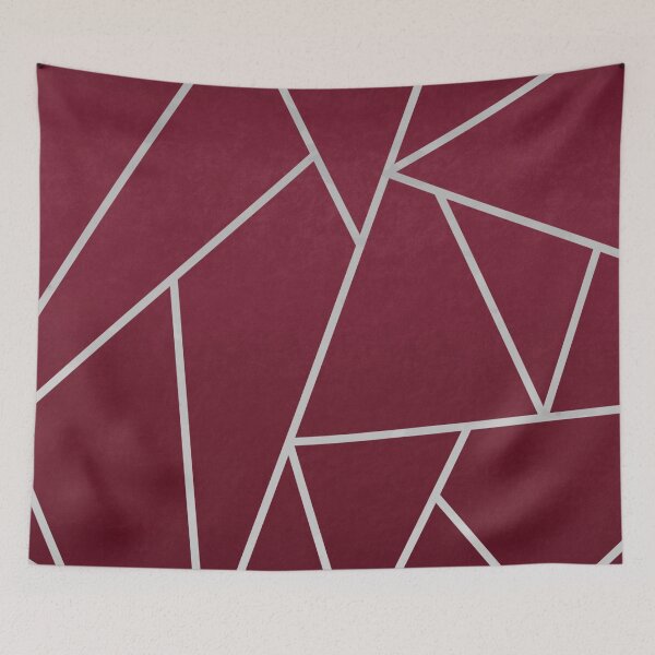 Item preview, Cherry Red and Silver Luxury designed and sold by GeoFormsArt.
