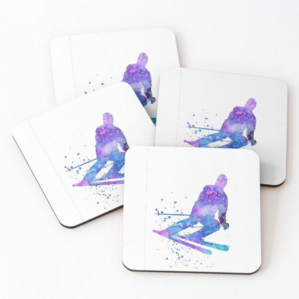 Item preview, Watercolor Skiing designed and sold by Phobicit51.