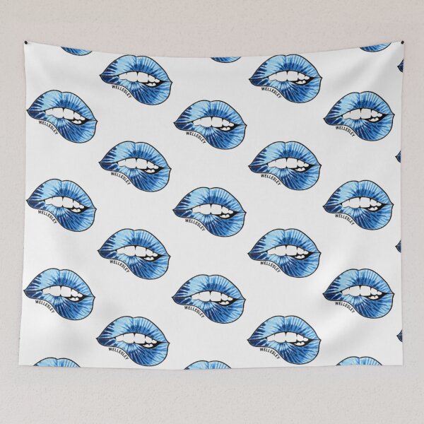 Item preview, Wellesley Tie Dye Lips   designed and sold by Limvintage.