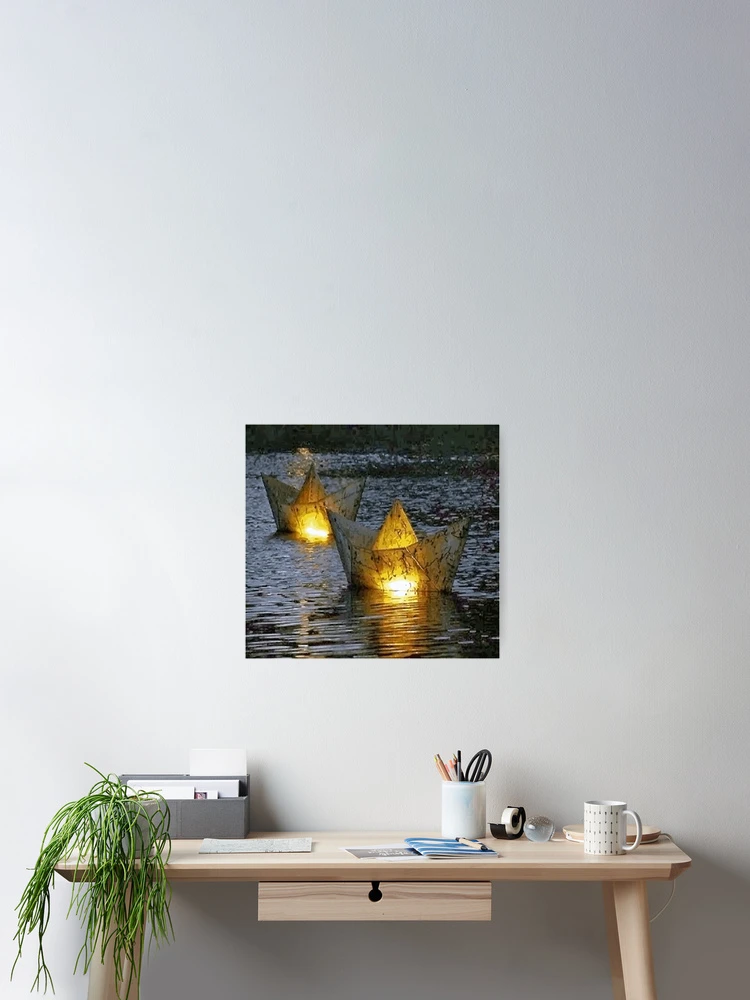 Thumbnail 2 of 3, Poster, PAPER BOATS designed and sold by ROPATROKOLA.