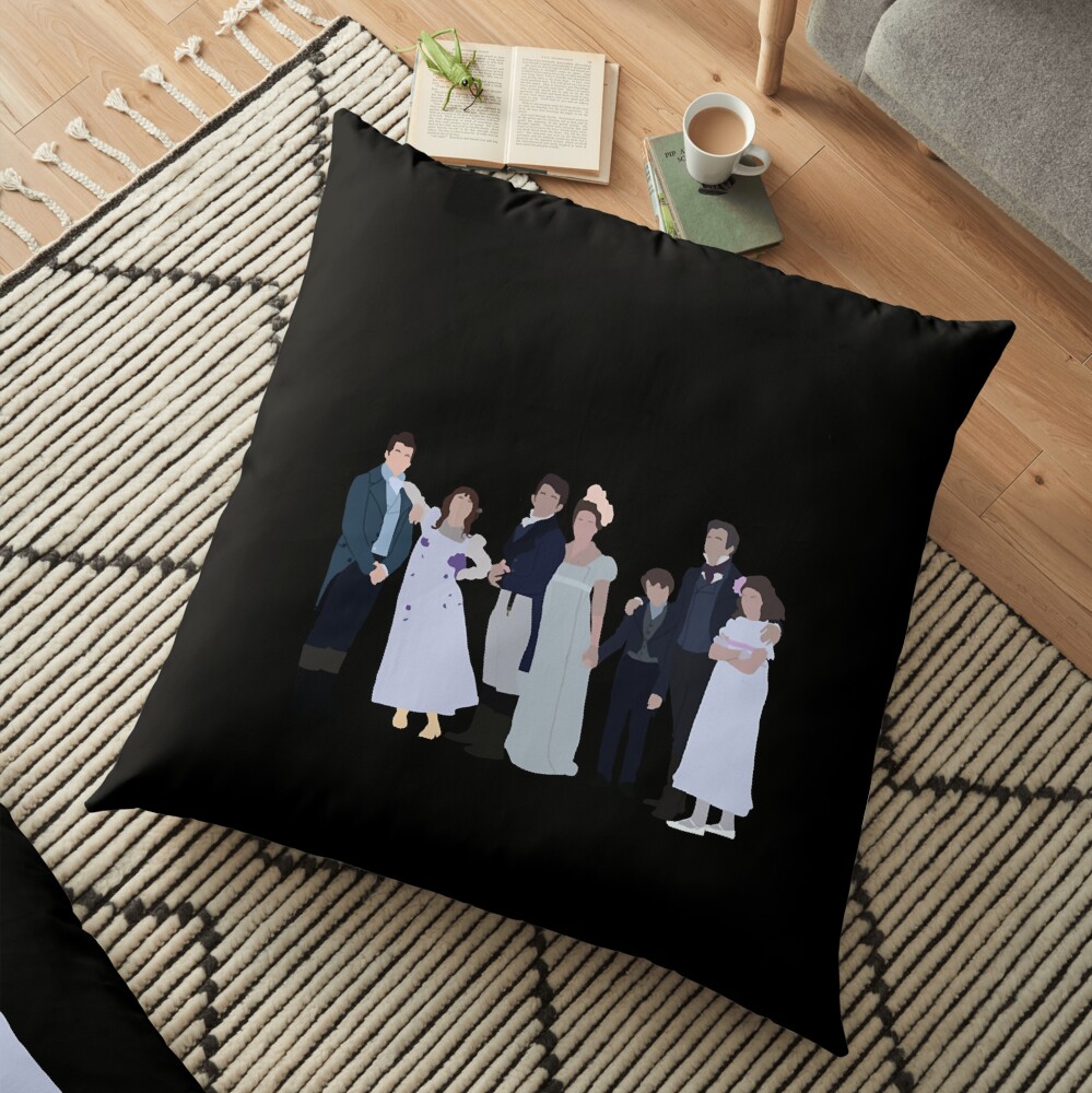 Funny Gift The Bridgerton Family Love You Floor Pillow
