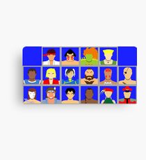 Select Your Character - Street Fighter 2: The New Challengers Canvas Print