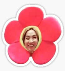 Pegatina Jhope Chuseok Flower (Blanco)