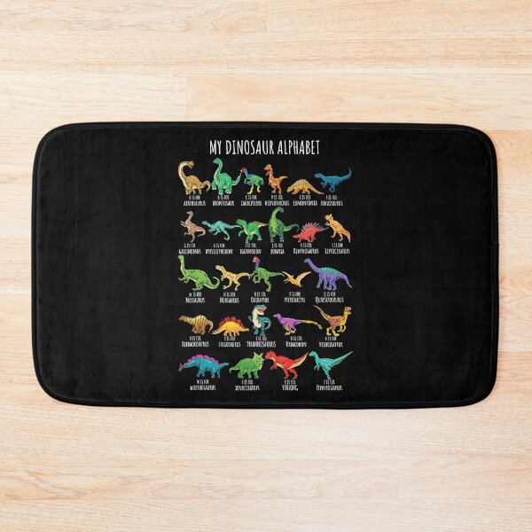 Item preview, Types Of Dinosaurs Alphabet A Z ABC Dino Identification designed and sold by HugheDemeyer.