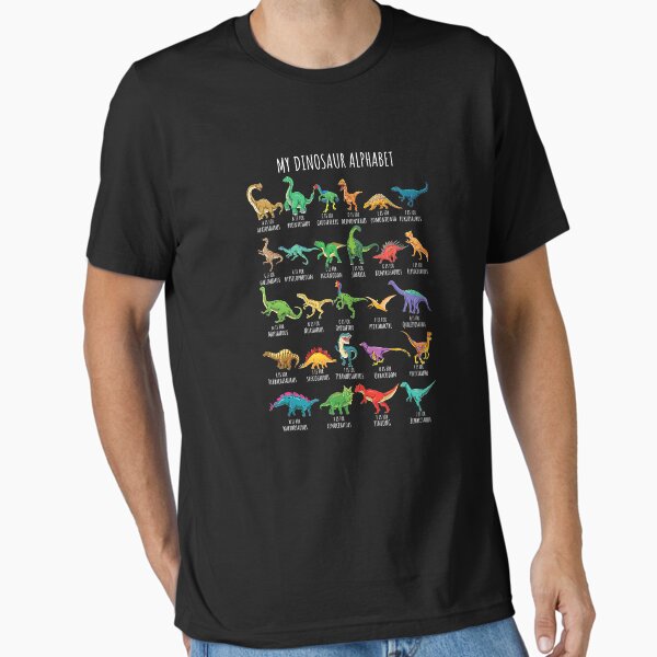 Artikel-Vorschau von Arten von Dinosauriern Alphabet A Z ABC Dino Identification, designt und verkauft von HugheDemeyer.