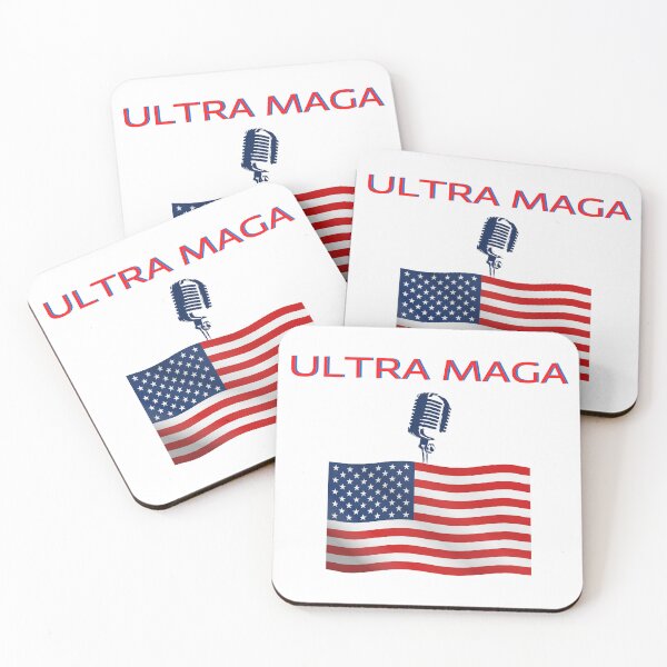 Item preview, ULTRA MAGA usa symbol with mic designed and sold by Kavi Designs.