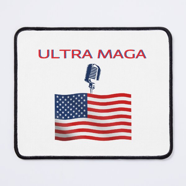 Item preview, ULTRA MAGA usa symbol with mic designed and sold by Kavi Designs.