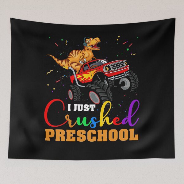 Item preview, Kids I Just Crushed PreSchool Dinosaur T-Rex Gaming Monster Truck designed and sold by moonligh1996.