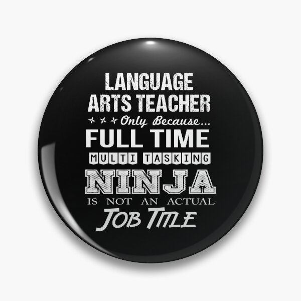 Item preview, Language Arts Teacher T Shirt - Multitasking Ninja Job Gift Item Tee designed and sold by watkinsmat.