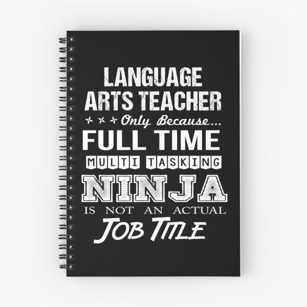 Item preview, Language Arts Teacher T Shirt - Multitasking Ninja Job Gift Item Tee designed and sold by watkinsmat.