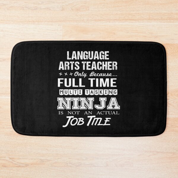 Item preview, Language Arts Teacher T Shirt - Multitasking Ninja Job Gift Item Tee designed and sold by watkinsmat.