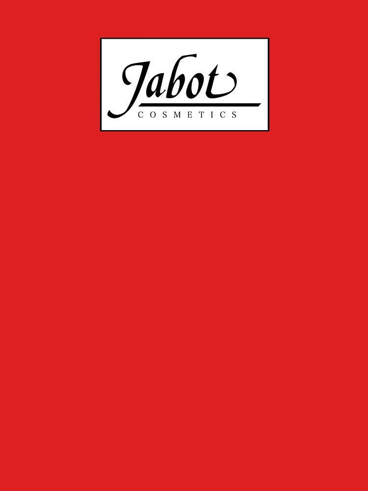 "Jabot Cosmetics Lightbox Red Background" Tshirt for Sale by