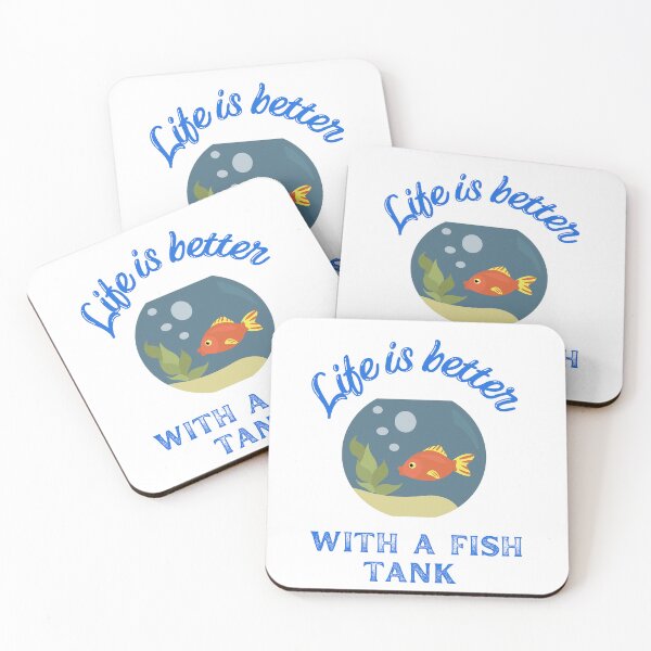 Item preview, Life is better with a fish tank designed and sold by formylovelydog.