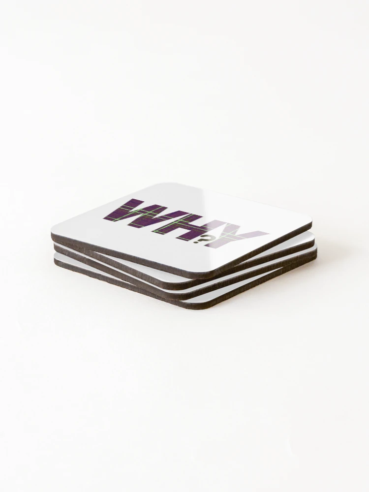 Thumbnail 4 of 5, Coasters (Set of 4), Why? designed and sold by Designza1.