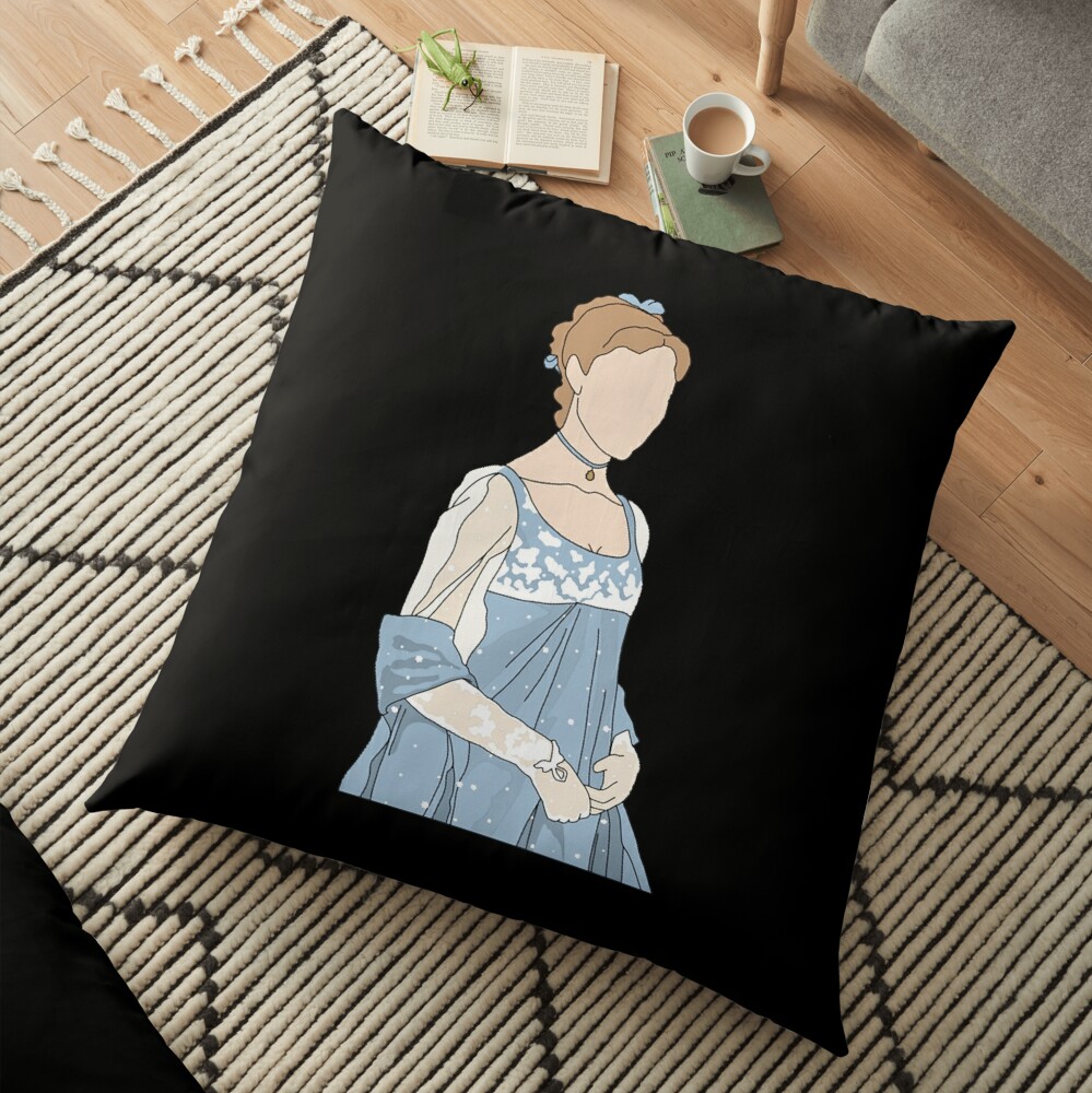 Men Women Daphne Bridgerton Cute Graphic Gift Floor Pillow